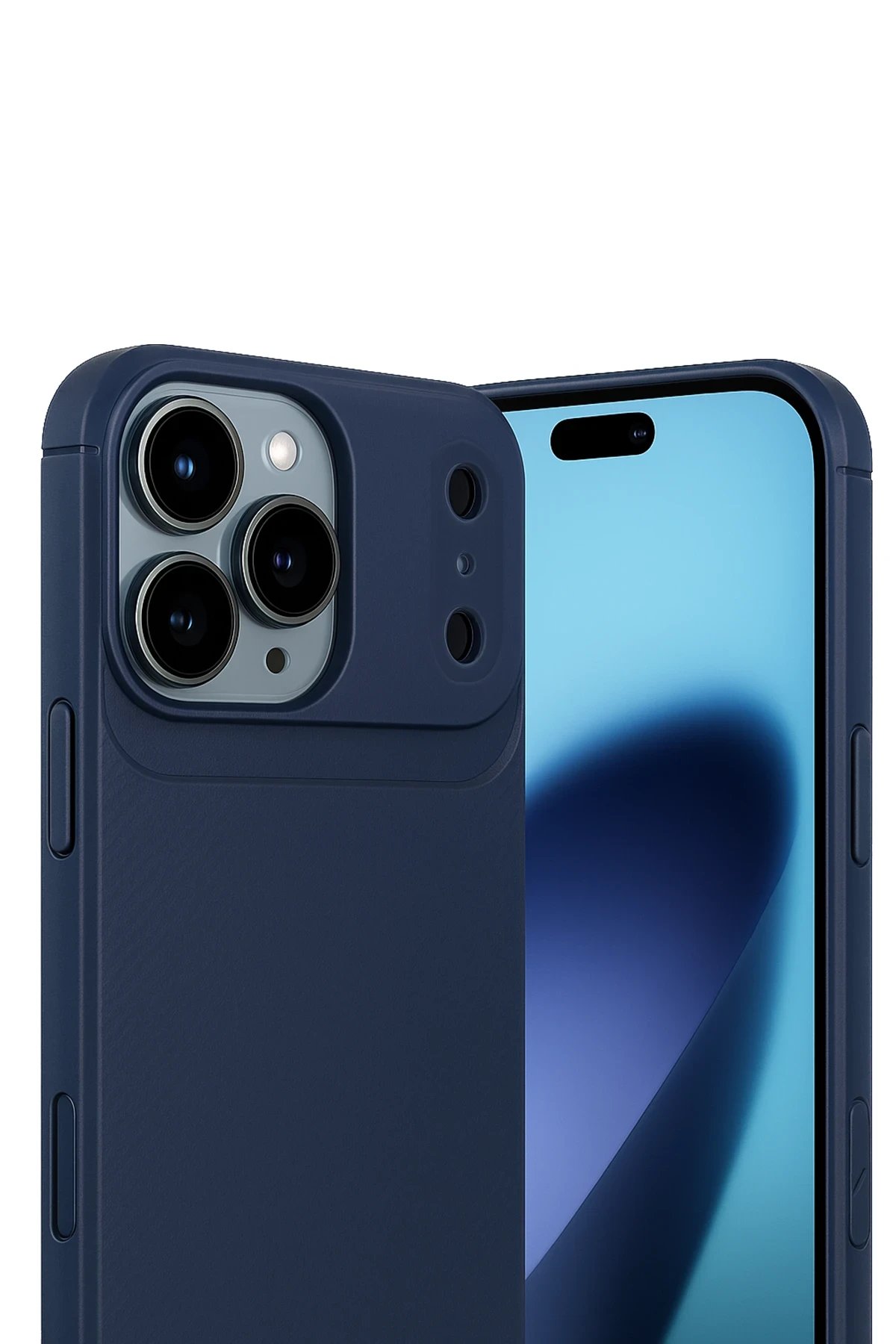 Apple iPhone 17 Pro Auto Focus Karbon Kapak - Lacivert-(5796)