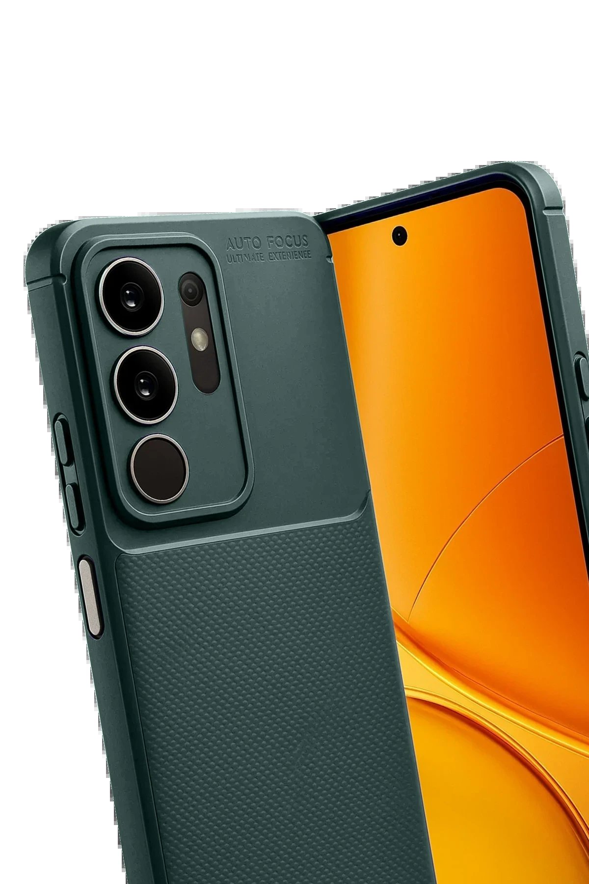 Vivo Y29S Auto Focus Karbon Kapak - Koyu Yeşil-(5796)