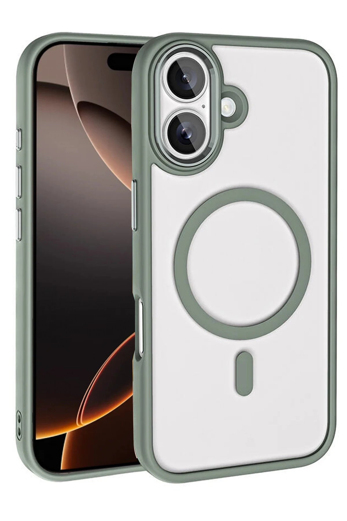 Apple iPhone 17 Terea Magsafe Kapak - Açık Mavi-(5796)