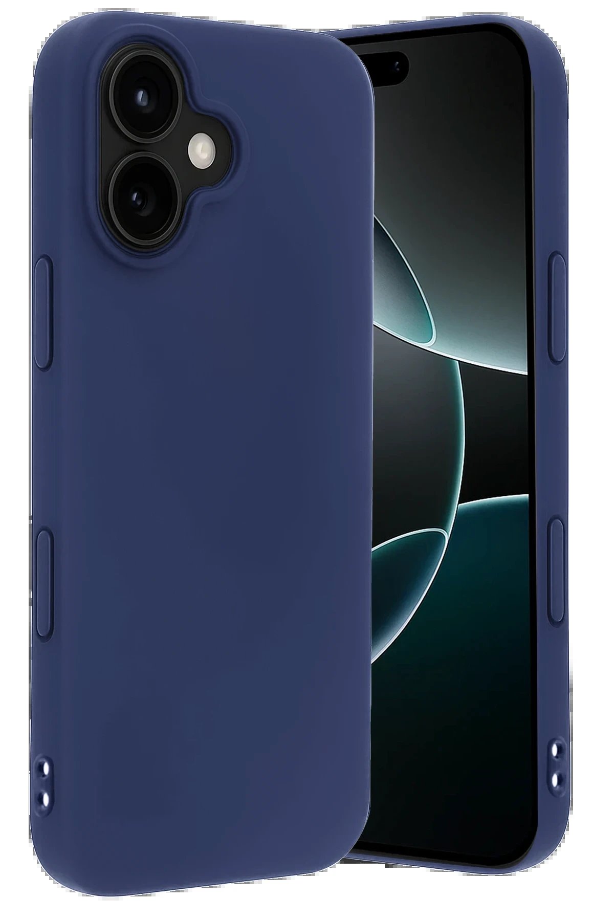 Apple iPhone 17 First Silikon - Lacivert-(5796)