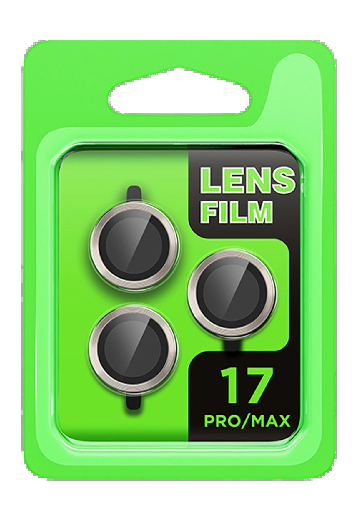 Apple iPhone 17 Pro Raze Metal Kamera Lens - Gri-(5796)