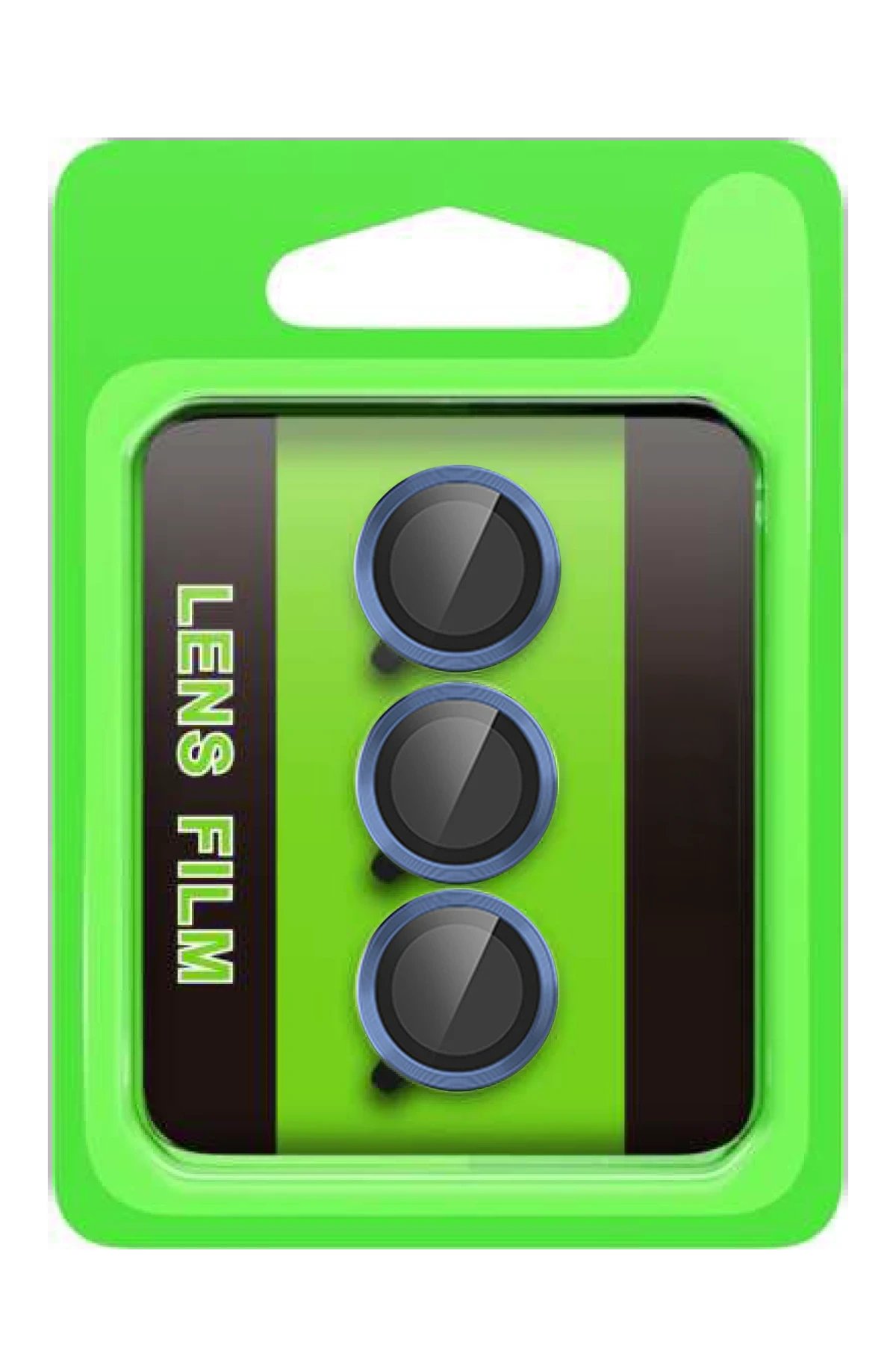 Samsung Galaxy S25 FE Raze Metal Kamera Lens - Lacivert-(5796)