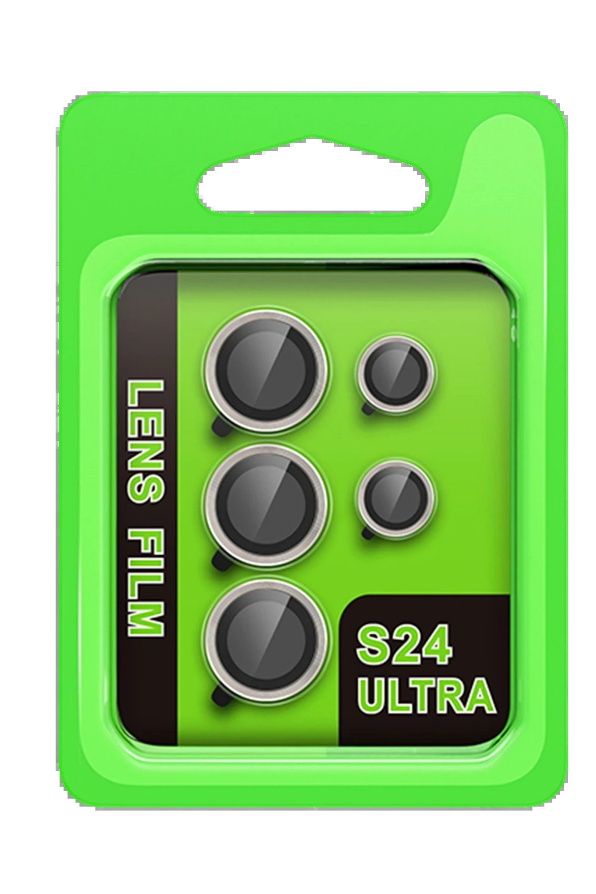 Samsung Galaxy S24 Ultra Raze Metal Kamera Lens - Gri-(5796)