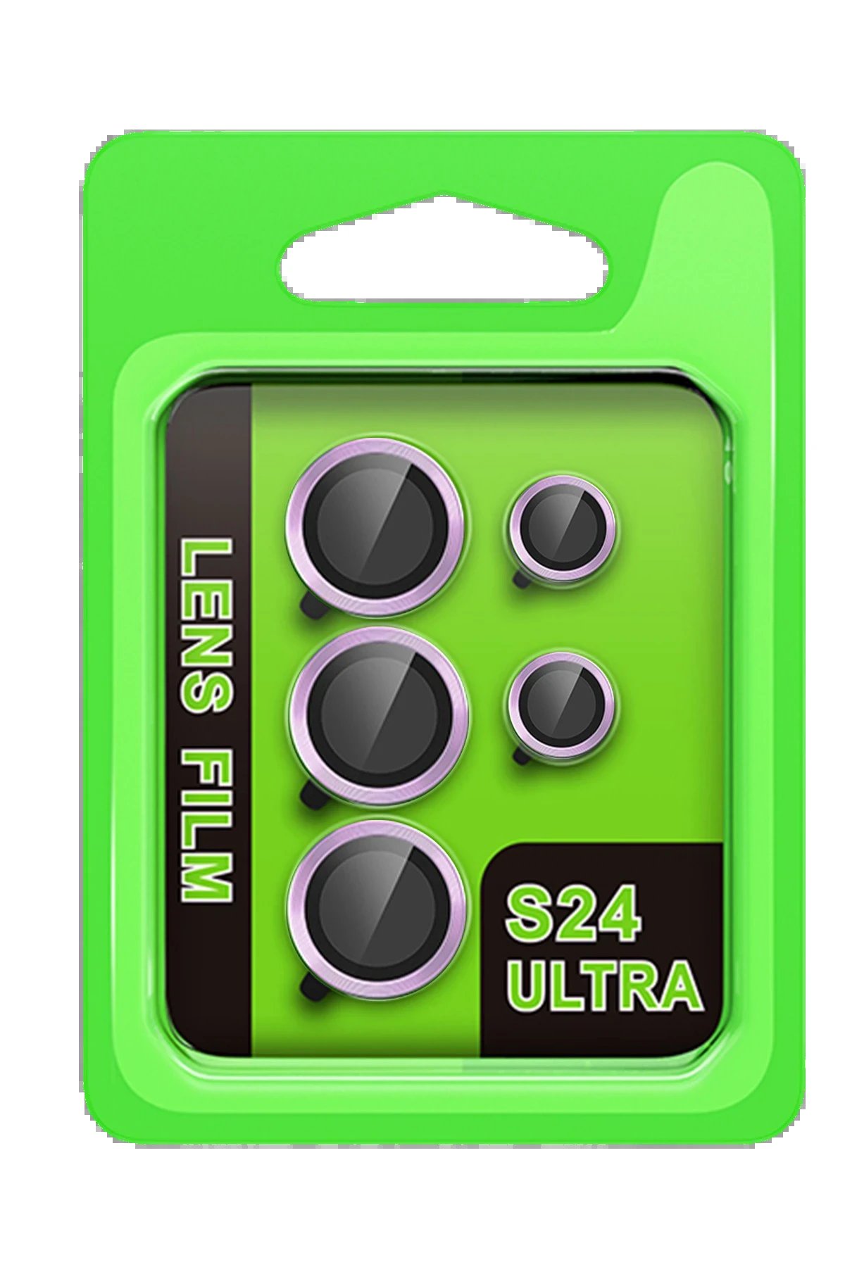 Samsung Galaxy S24 Ultra Raze Metal Kamera Lens - Mor-(5796)