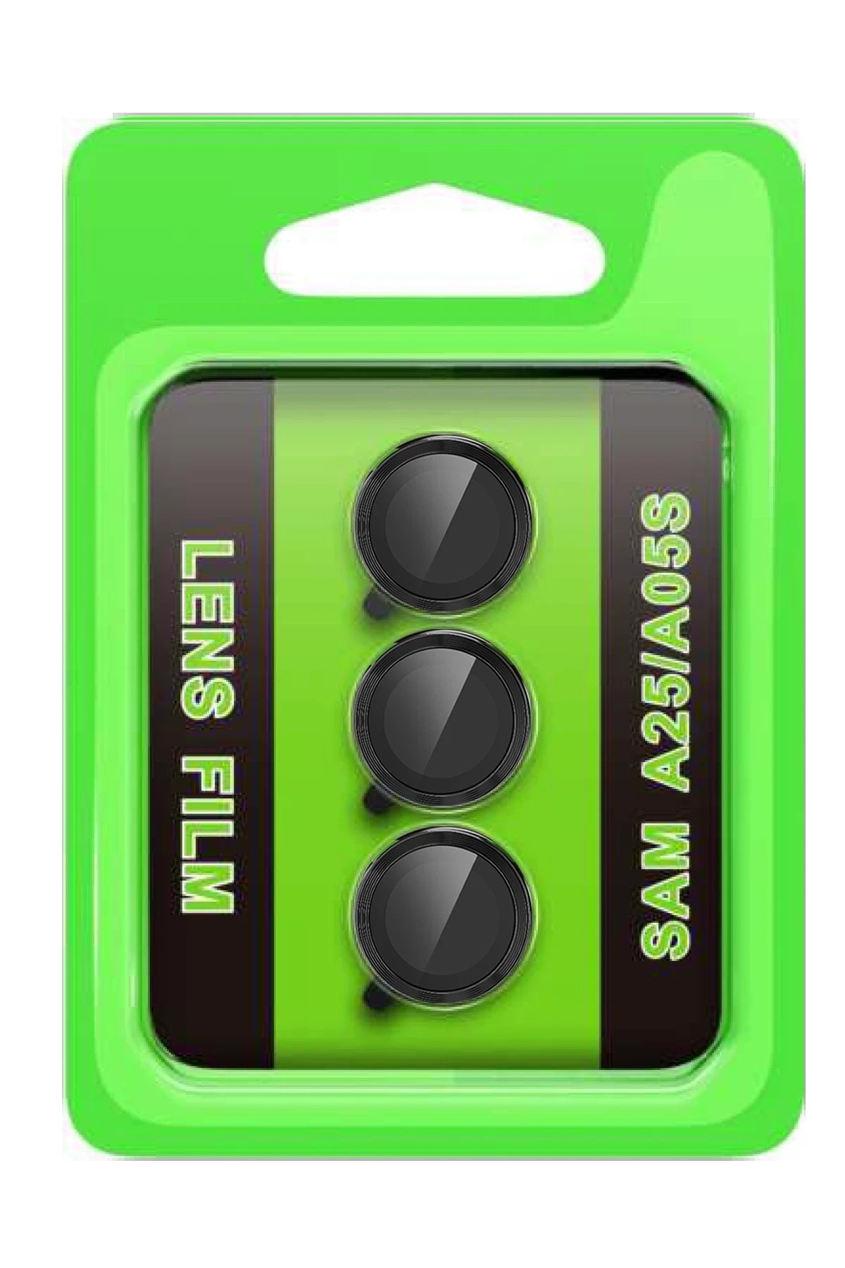 Samsung Galaxy A25 5G Raze Metal Kamera Lens - Siyah-(5796)