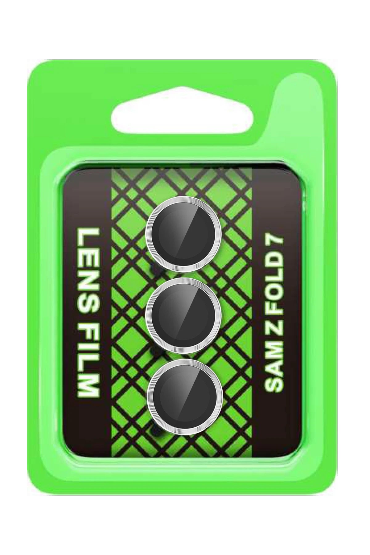 Samsung Galaxy Z Fold 7 Raze Metal Kamera Lens - Gümüş-(5796)