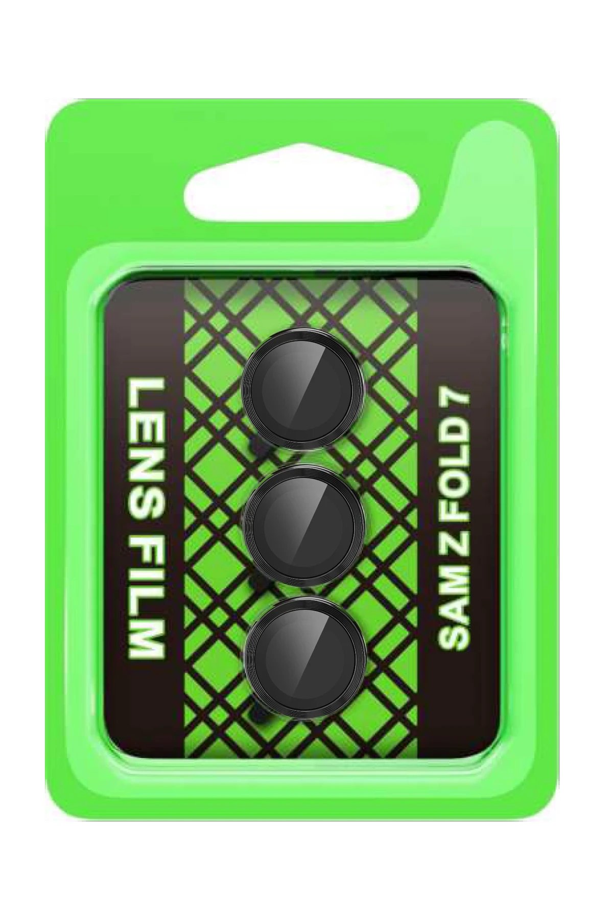 Samsung Galaxy Z Fold 7 Raze Metal Kamera Lens - Siyah-(5796)