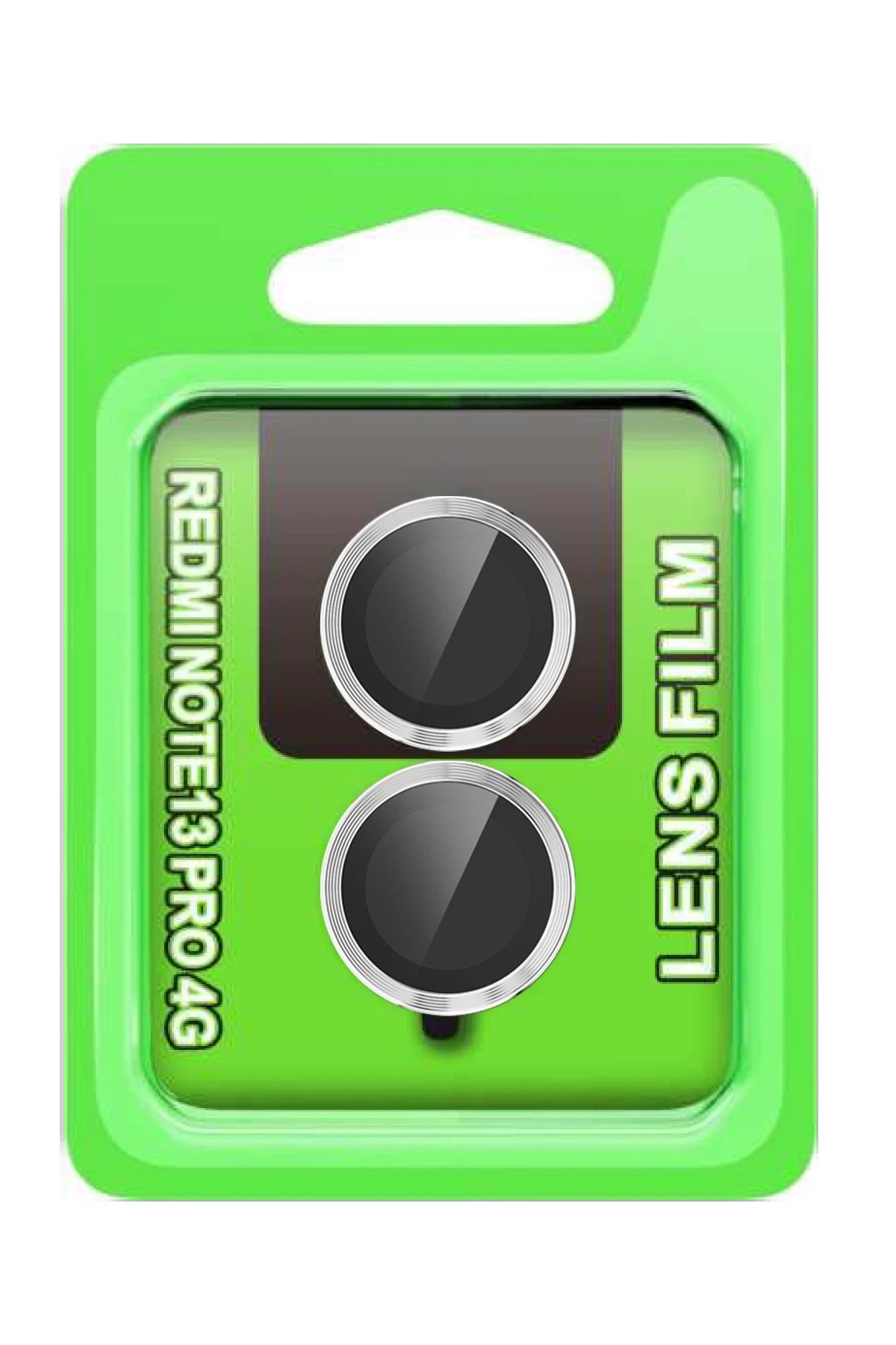 Xiaomi Redmi Note 13 Pro 4G Raze Metal Kamera Lens - Gümüş-(5796)