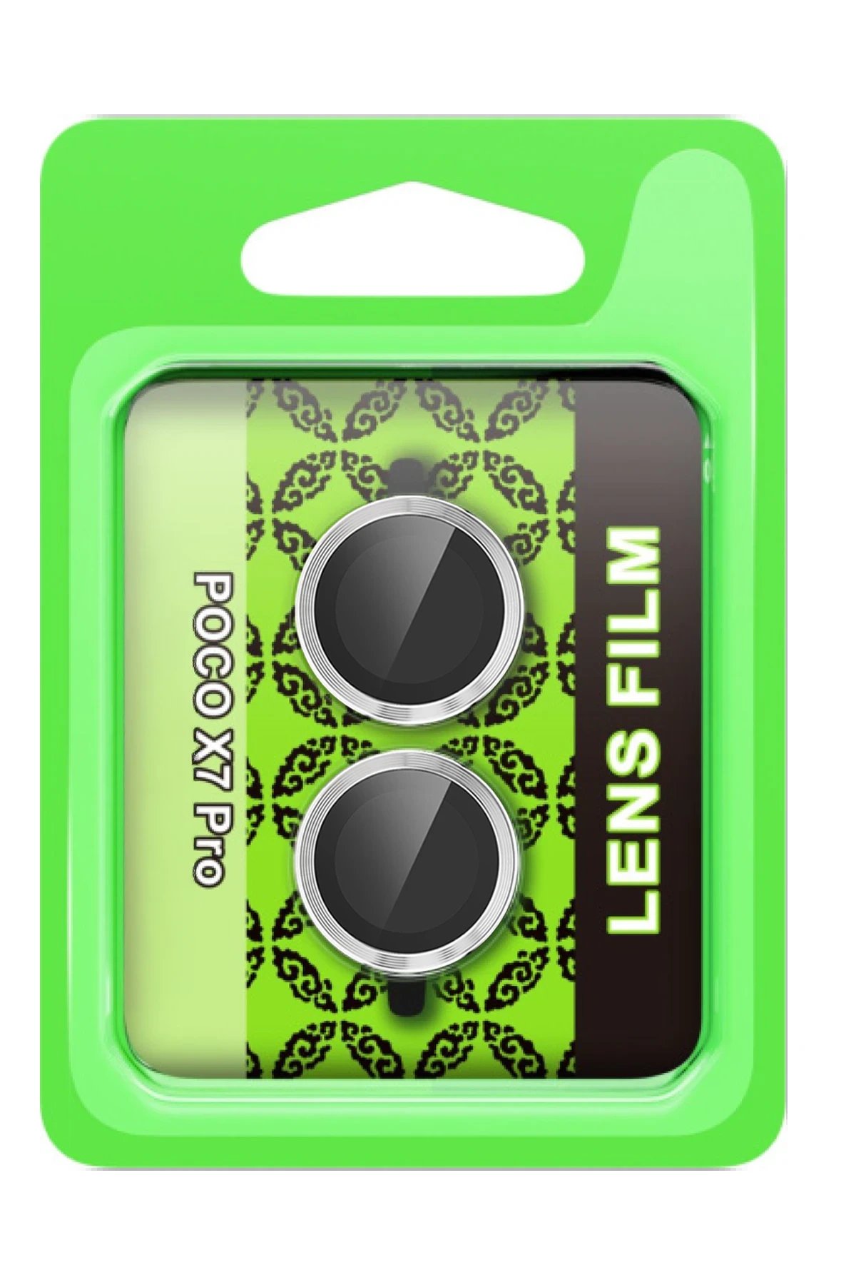 Xiaomi Poco X7 Pro Raze Metal Kamera Lens - Gümüş-(5796)