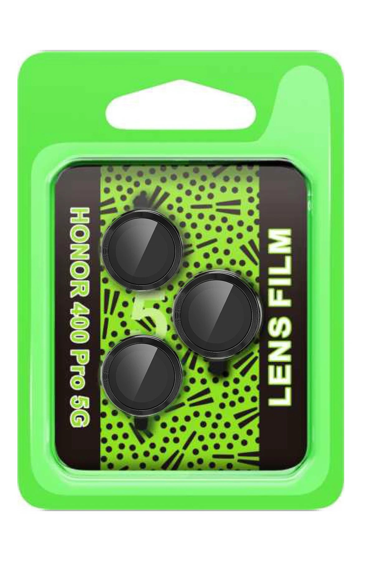 Huawei Honor 400 Pro 5G Raze Metal Kamera Lens - Siyah-(5796)