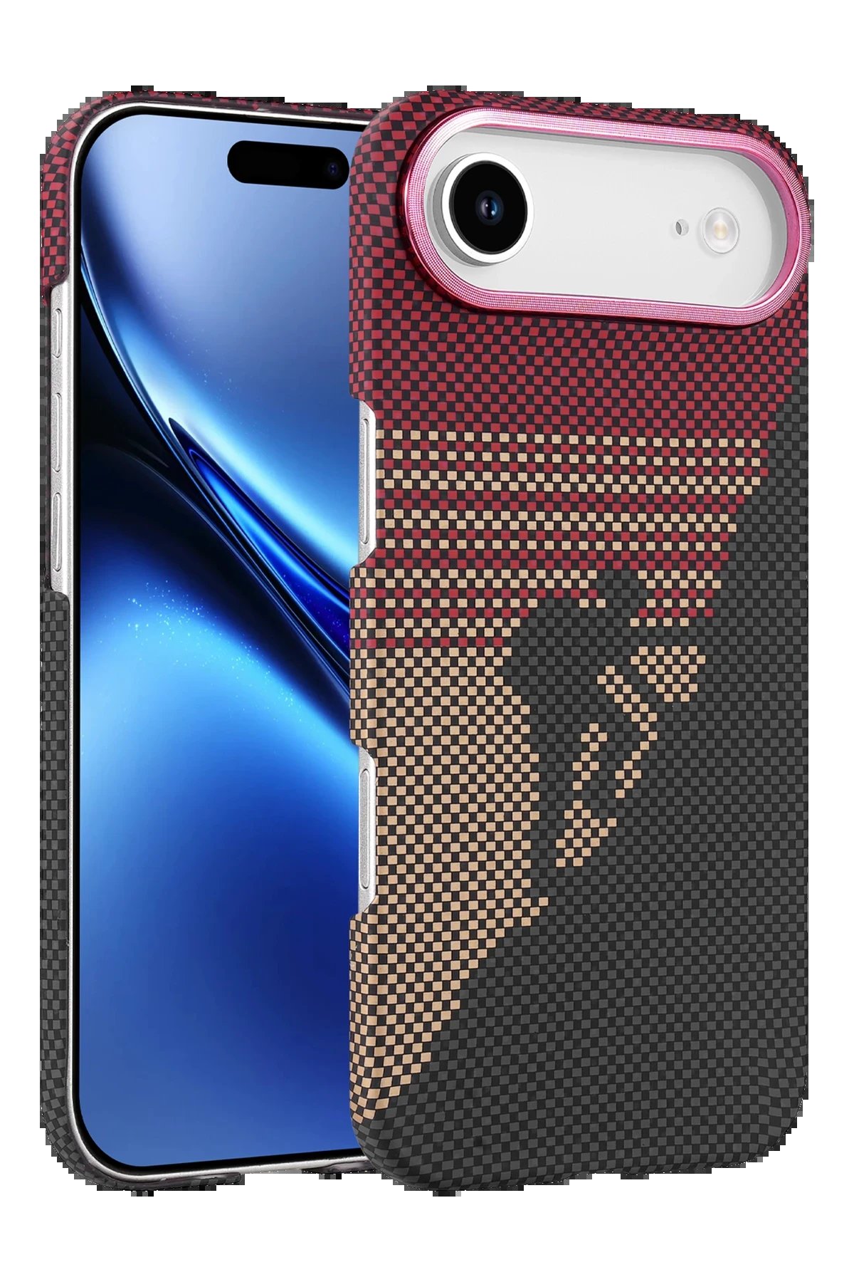 Apple iPhone 17 Air Vega Magsafe Kapak - Kırmızı-(5796)