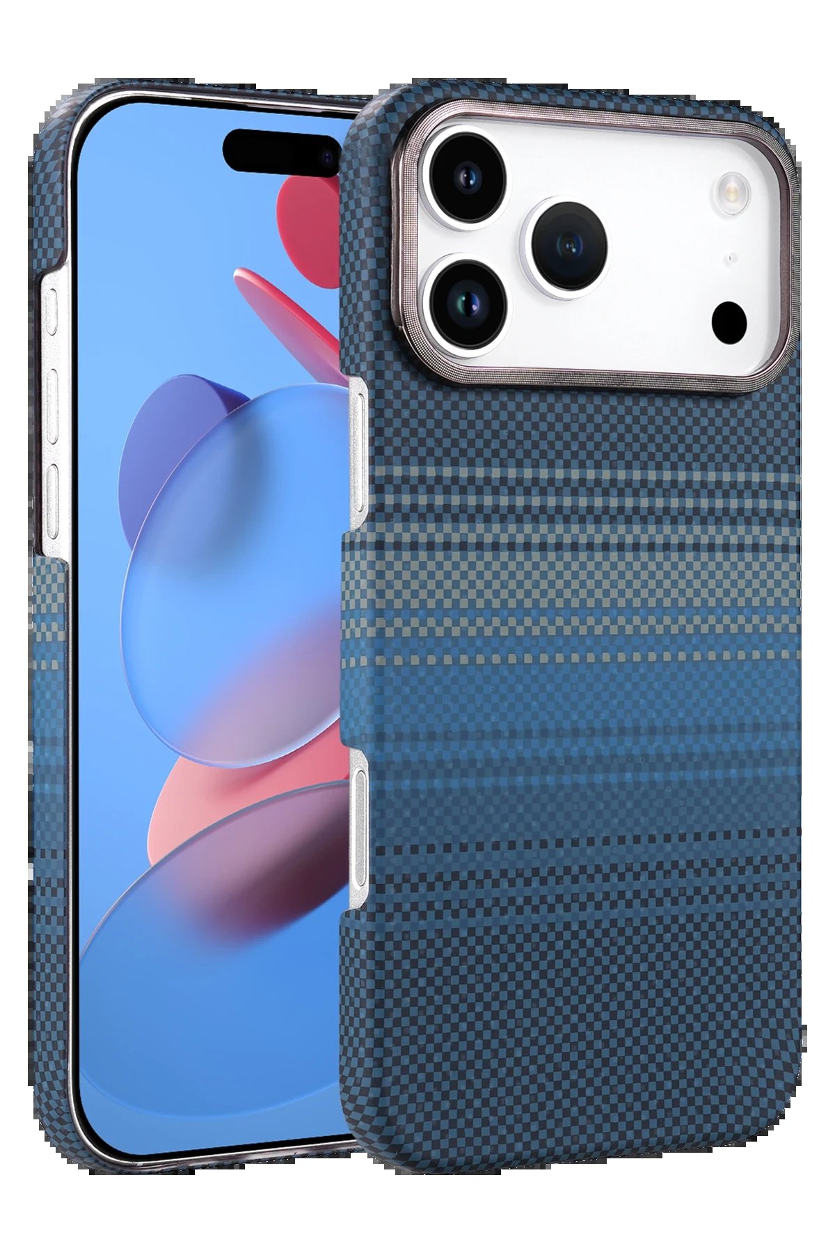 Apple iPhone 17 Pro Max Vega Magsafe Kapak - Mavi-(5796)