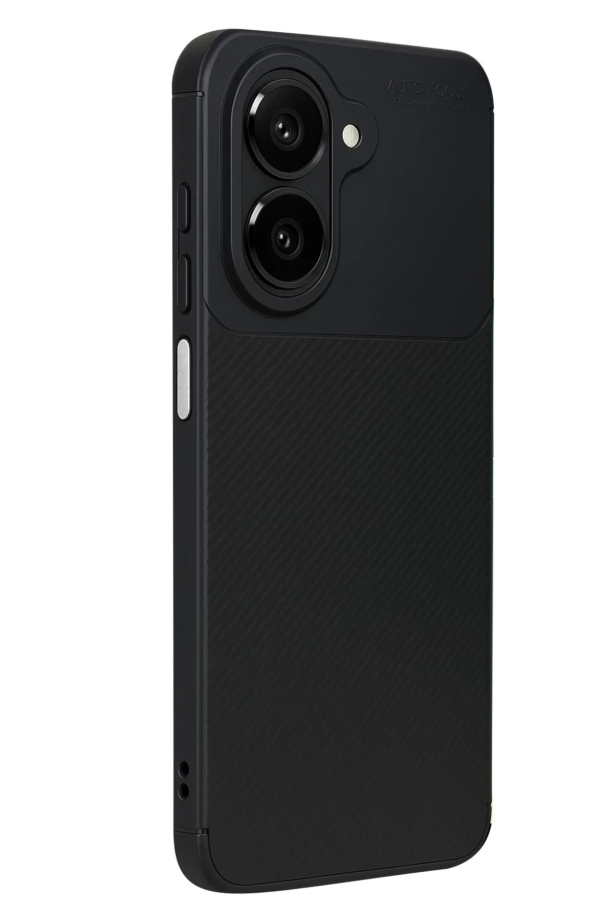 Samsung Galaxy A07 Auto Focus Karbon Kapak - Siyah-(5796)