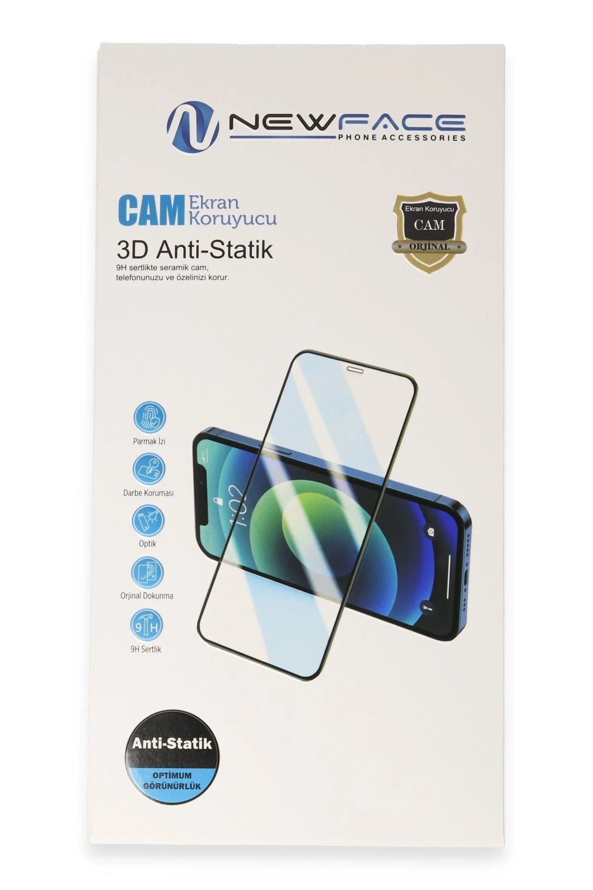 3D Anti-Statik Cam Ekran Koruyucu✅ 9H Sertlik – Üst Düzey Koruma Yüksek sertlik derecesine sahip 3D cam yüzey