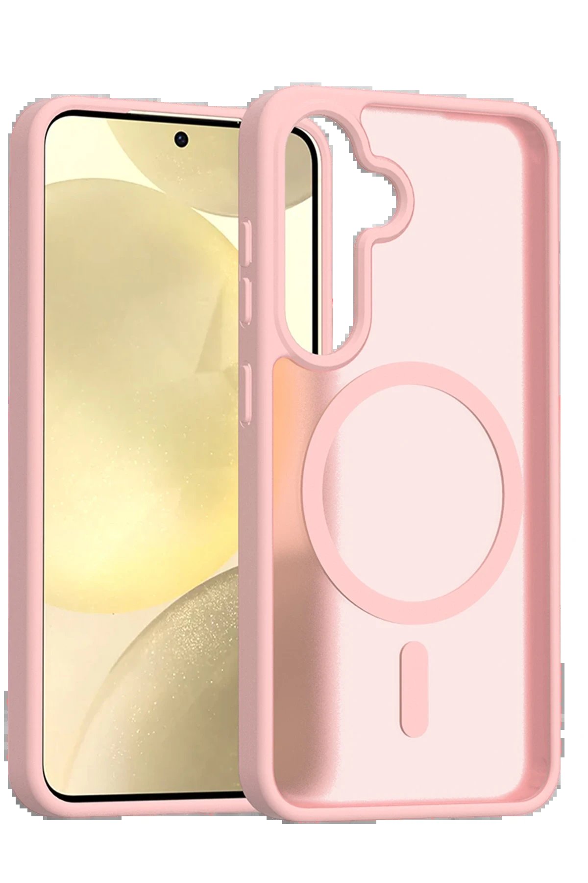 Samsung Galaxy S25 FE Jota Magsafe Kapak - Pudra-(5796)