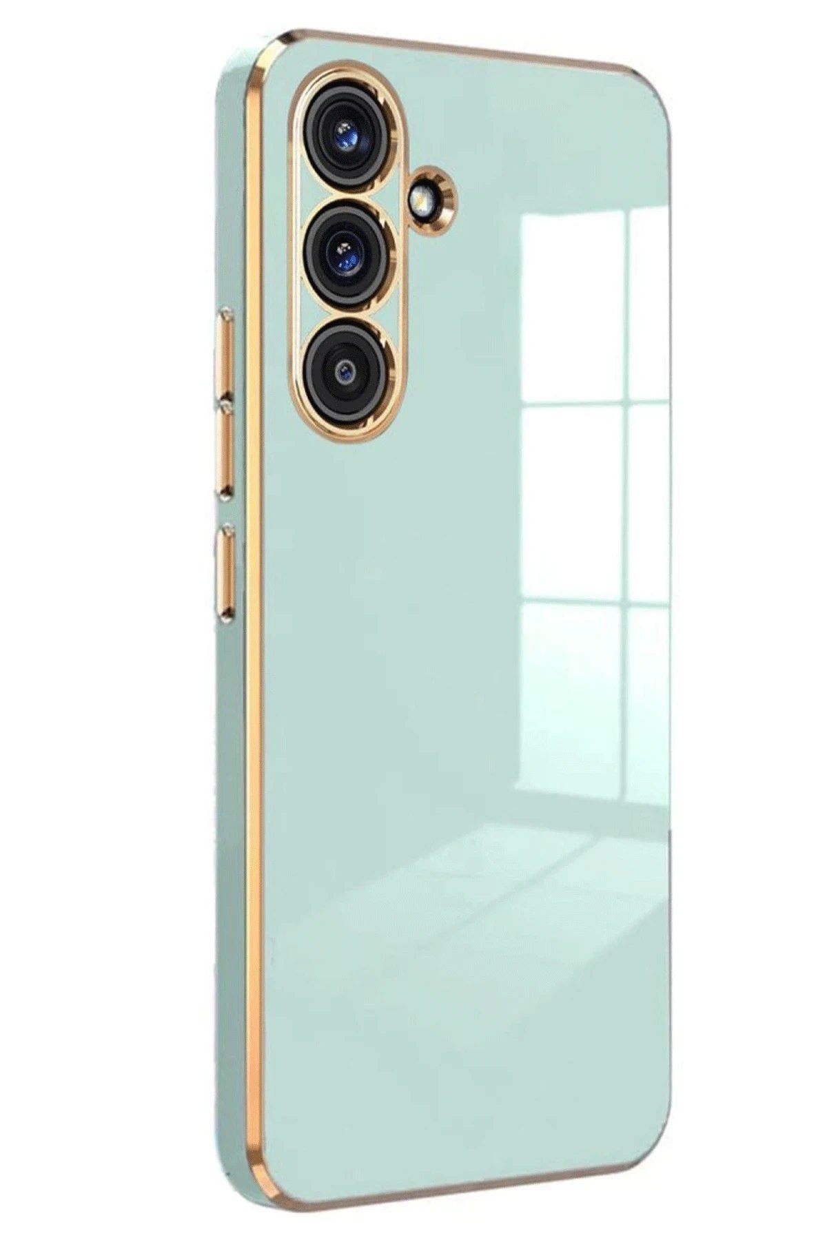 Samsung Galaxy S25 FE Volet Silikon - Açık Yeşil-(5796)