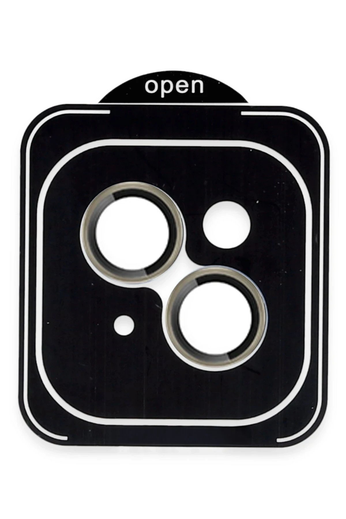 Apple iPhone 13 PVD Metal Kamera Lens - Natural Grey-(5796)