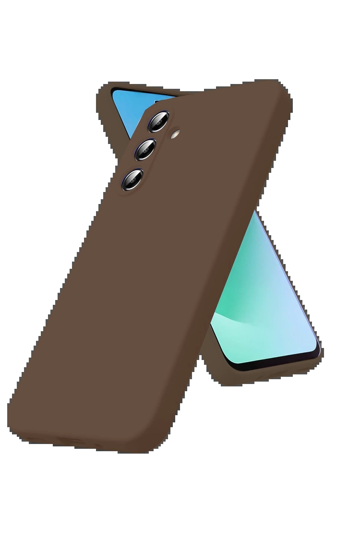 Samsung Galaxy S25 FE First Silikon - Kahverengi-(5796)