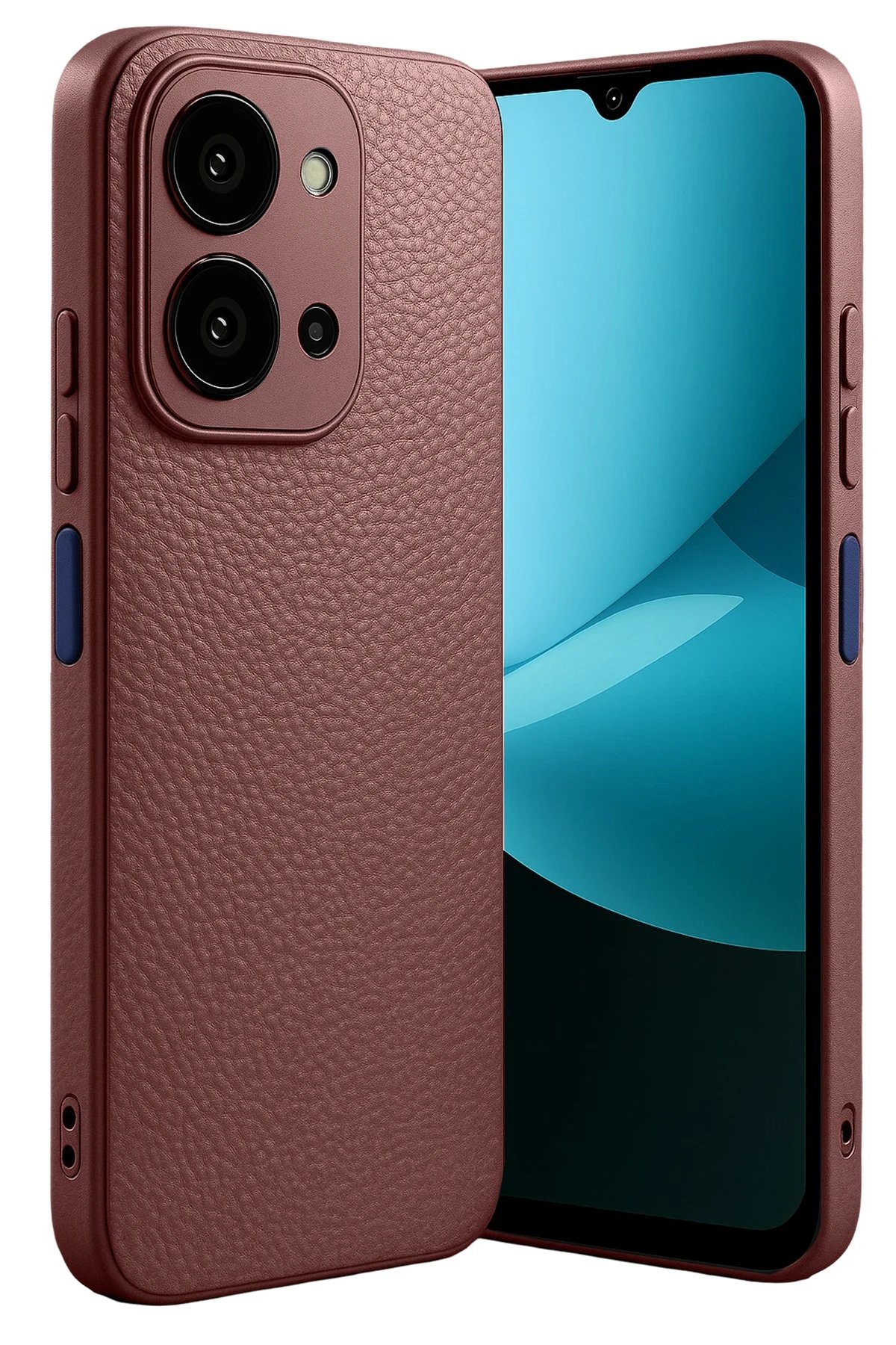 Xiaomi Redmi 15C 4G Thermax Silikon Kılıf - Bordo-(5796)