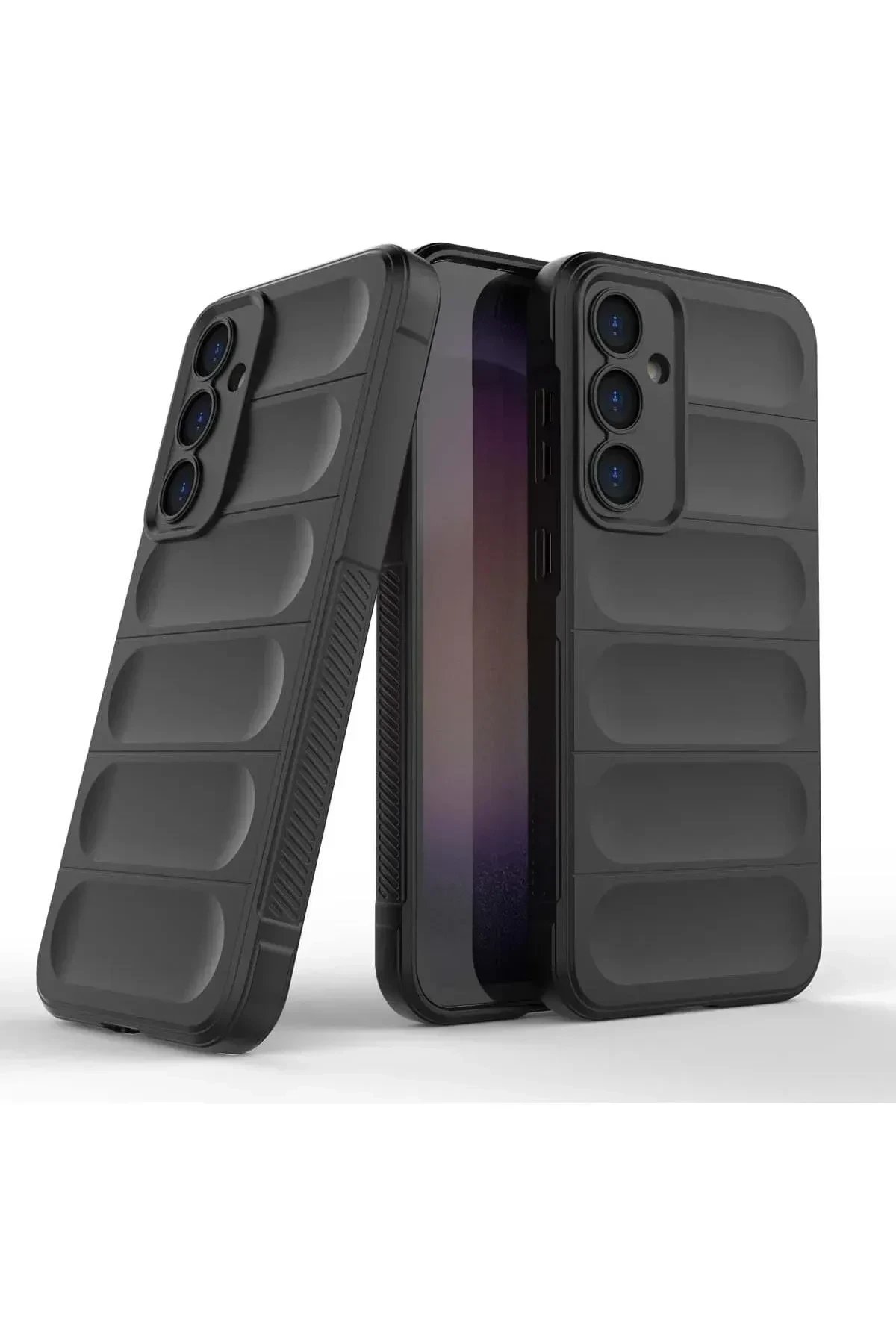 Samsung Galaxy A07 Optimum Silikon - Siyah-(5796)