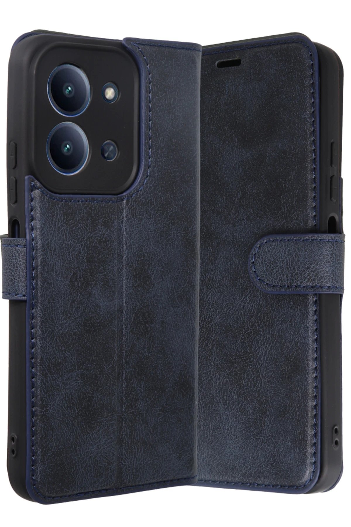 Xiaomi Redmi 15C 4G Trend S Plus Kapaklı Kılıf - Lacivert-(5796)