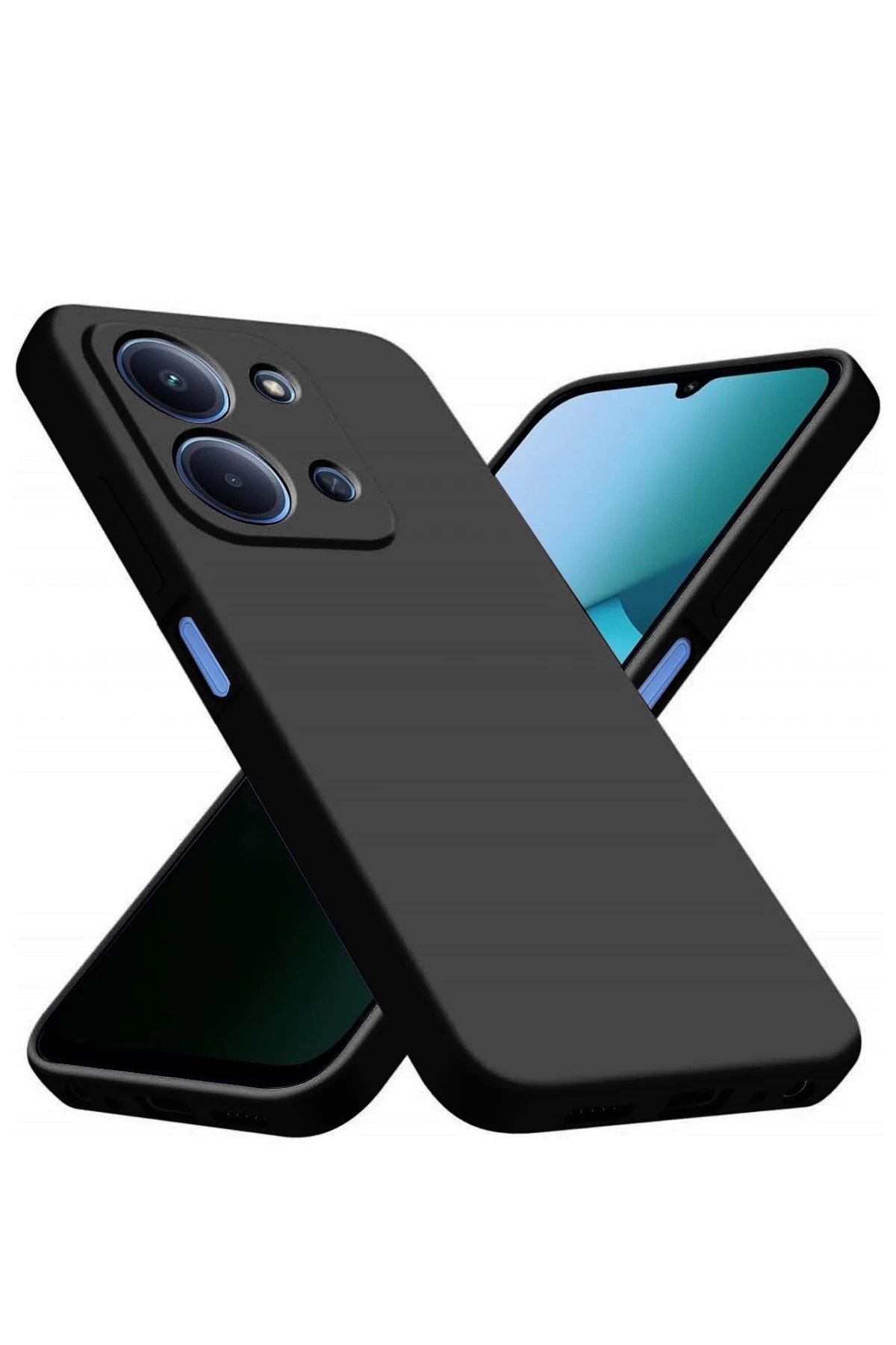 Xiaomi Redmi 15C 4G Nano içi Kadife Silikon - Siyah-(5796)