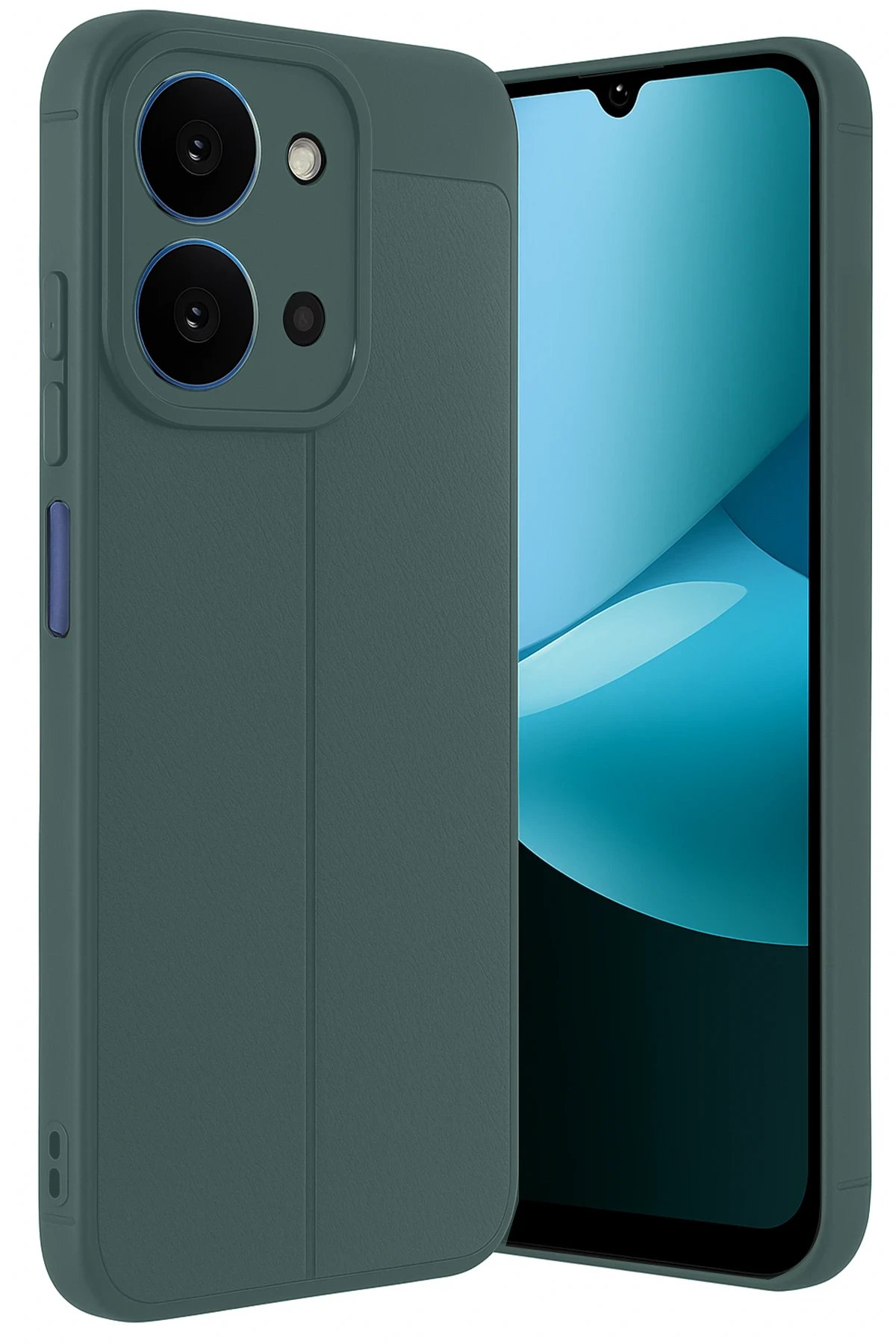 Xiaomi Redmi 15C 4G Auto Focus Kapak - Koyu Yeşil-(5796)