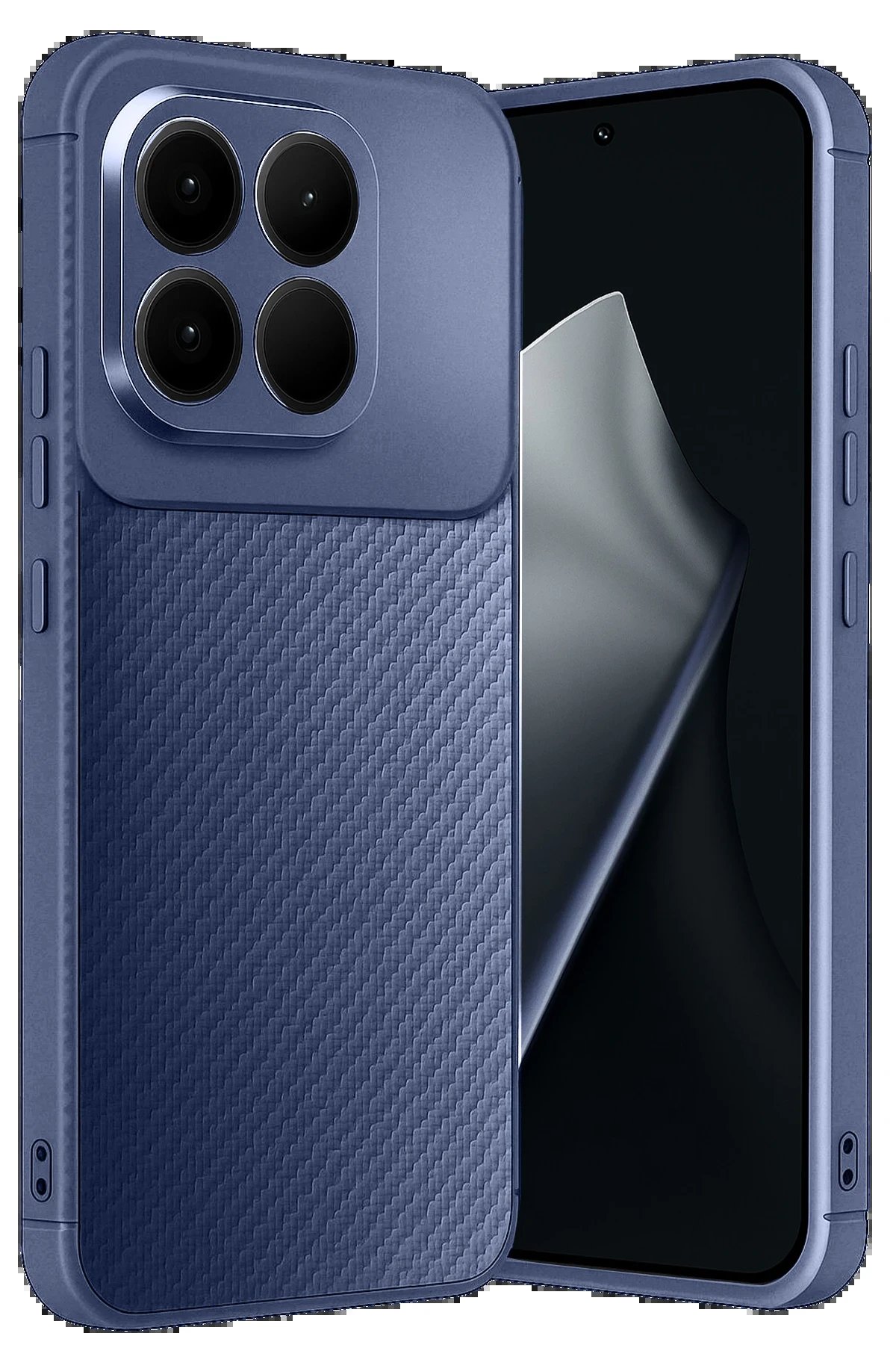 Xiaomi Mi 15T Auto Focus Karbon Kapak - Lacivert-(5796)