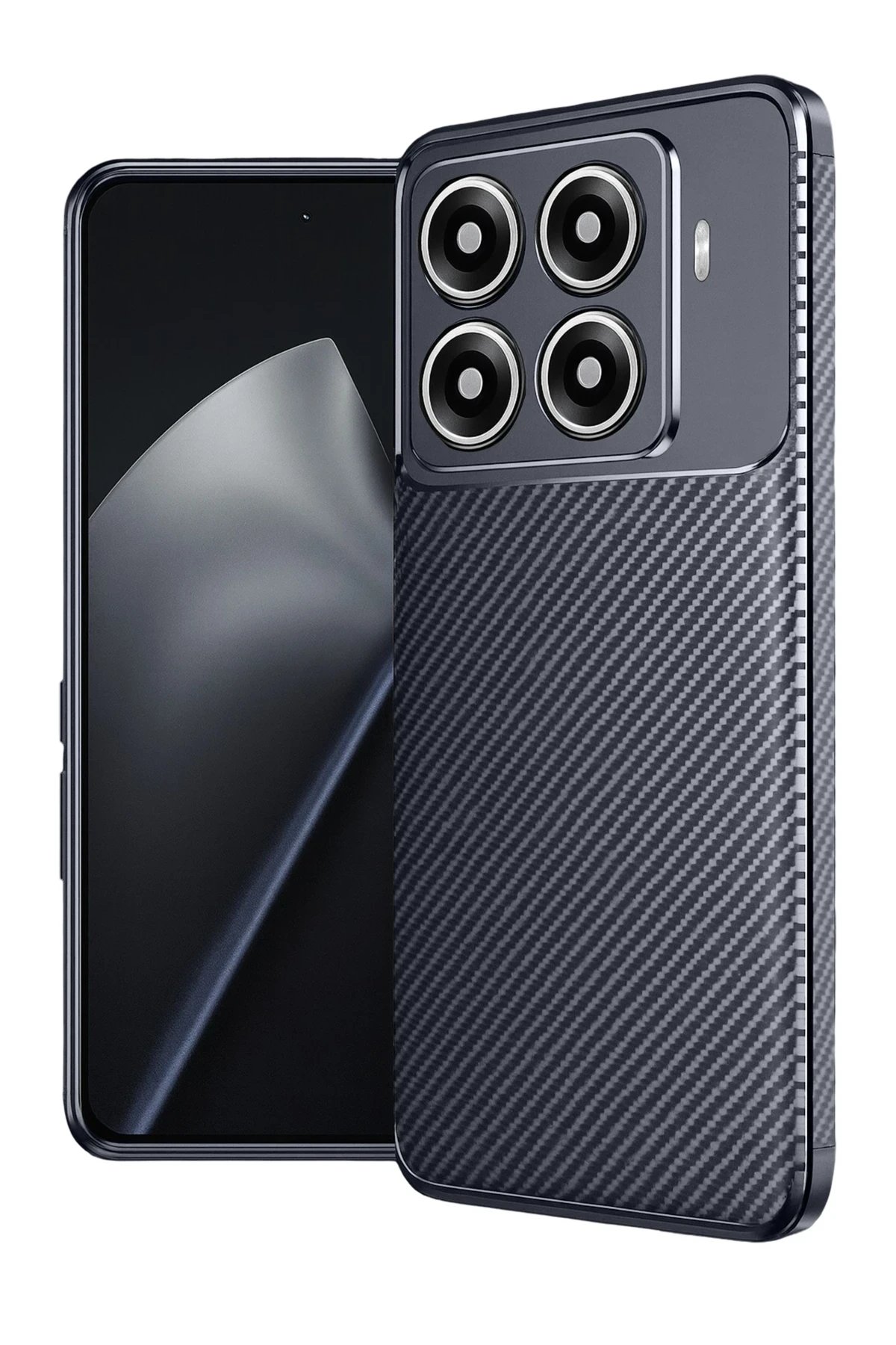 Xiaomi Mi 15T Pro Auto Focus Karbon Kapak - Lacivert-(5796)