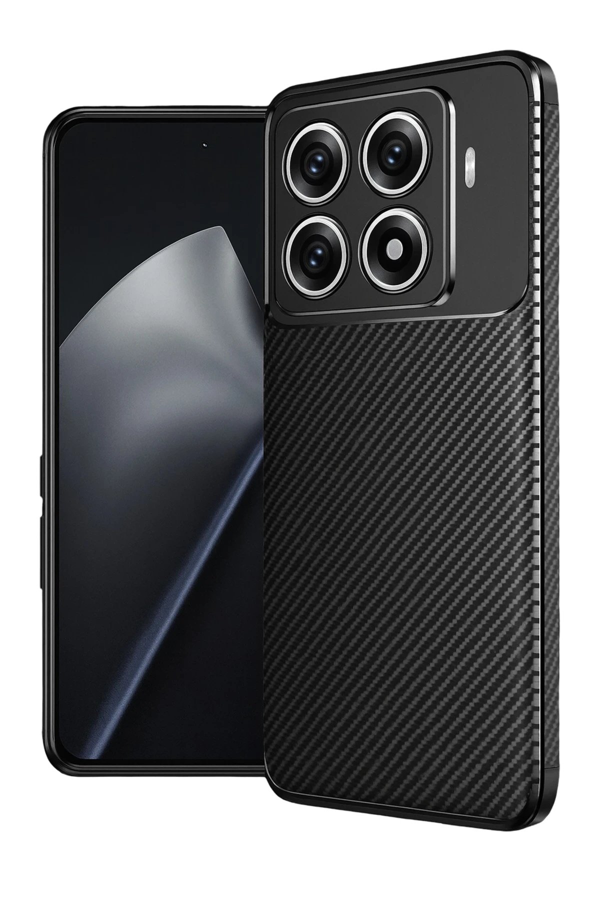 Xiaomi Mi 15T Pro Auto Focus Karbon Kapak - Siyah-(5796)