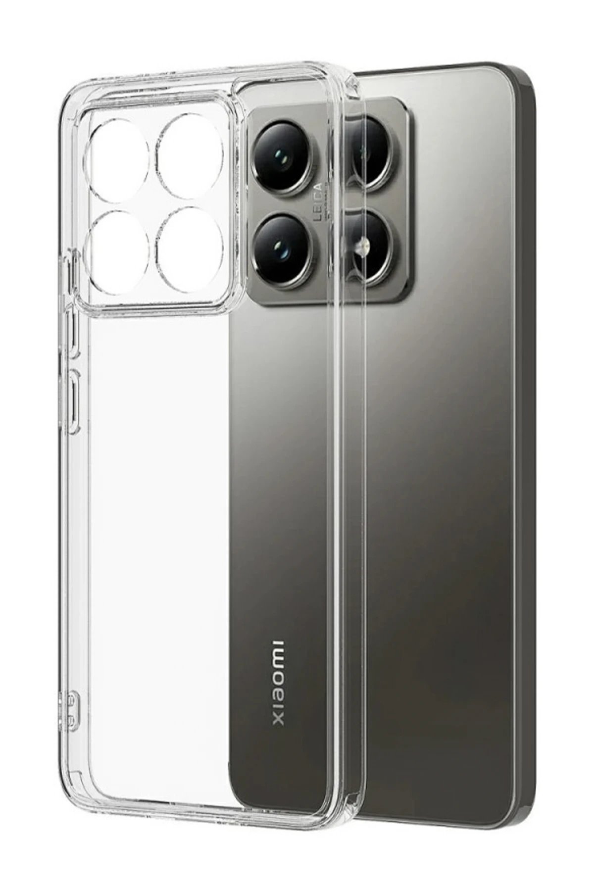 Xiaomi Mi 15T Lüx Şeffaf Silikon - Şeffaf-(5796)