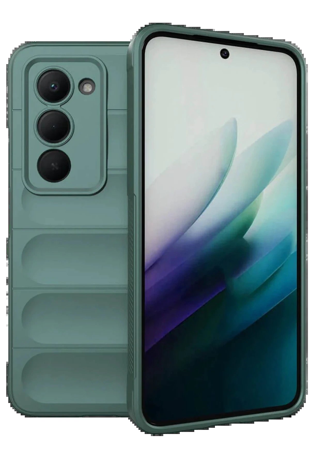 Xiaomi Redmi 15 4G Optimum Silikon - Koyu Yeşil-(5796)