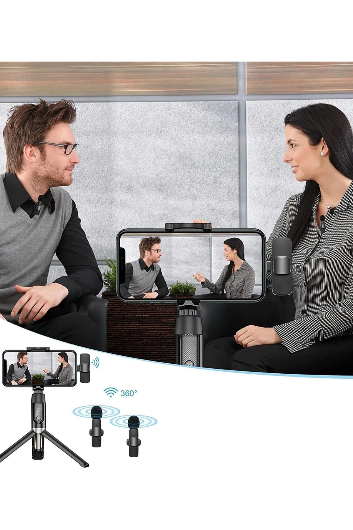 K9 Type-C Uyumlu Mikrofon✅ Tak & Çalıştır KolaylığıKarmaşık ayarlara gerek yok