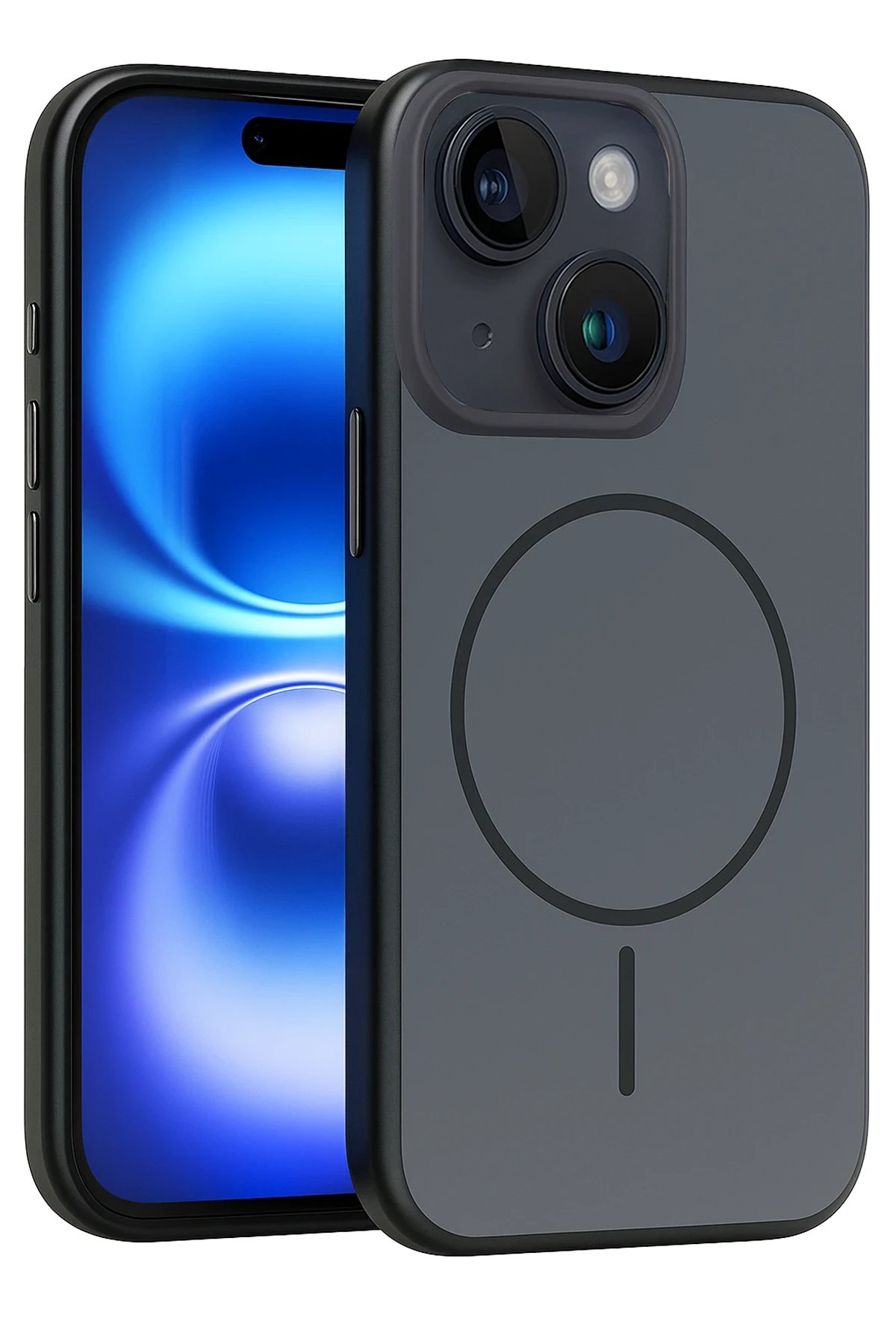 Apple iPhone 14 Neva Magsafe Kapak - Siyah-(5796)