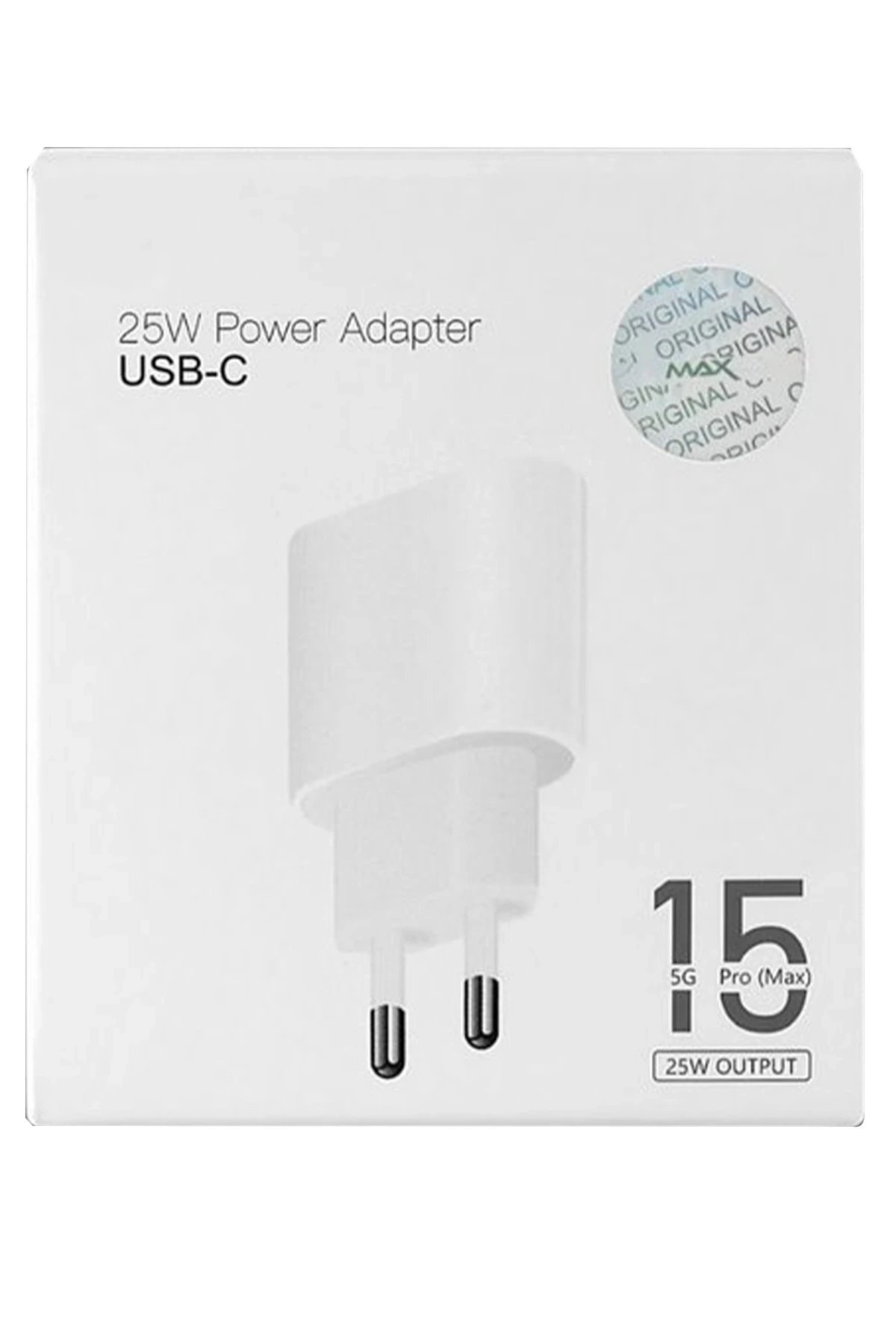 CA-13 25W Type-C Şarj Adaptörü - Beyaz-(5796)