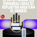 A Kalite Uzaktan Kumandalı LED Park Uyarı Işığı El Figürlü Model