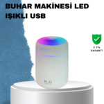 ABS Gövdeli 300ml USB Nemlendirici – Beyaz