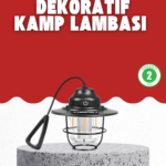 Açık Hava Etkinlikleri İçin Çam Kozalağı Gece Işığı
