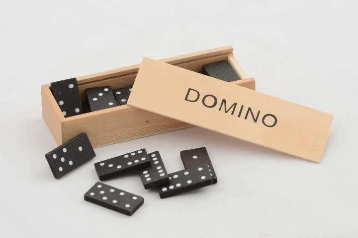Ahşap Kutulu Domino Alk4019