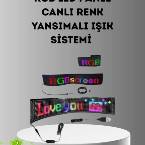 Akıllı LED Matrix Panel – USB Bağlantılı