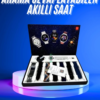 Akıllı Saat Çoklu Kordon Seçenekli Dokunmatik Ekran Nabız Sensörlü