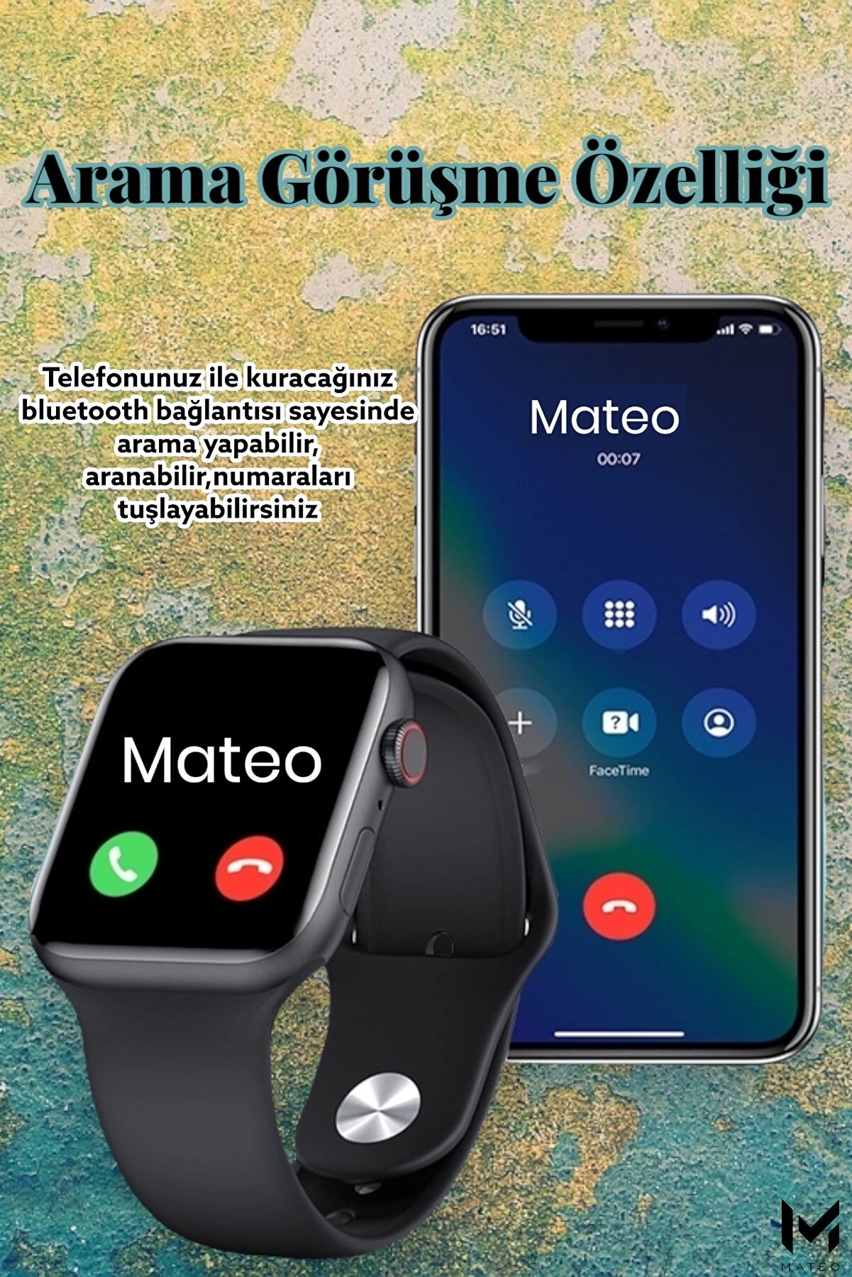 Akıllı Saat L800 Dokunmatik Ekran Bluetooth Ve Yan Ekran Tuşlu Çok Özellikli (siyah) - Görsel 4