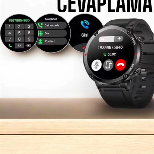 Akıllı Saat Yeni Nesil Bluetooth Bağlantılı Uyku ve Sağlık Takibi NFC ve GPS