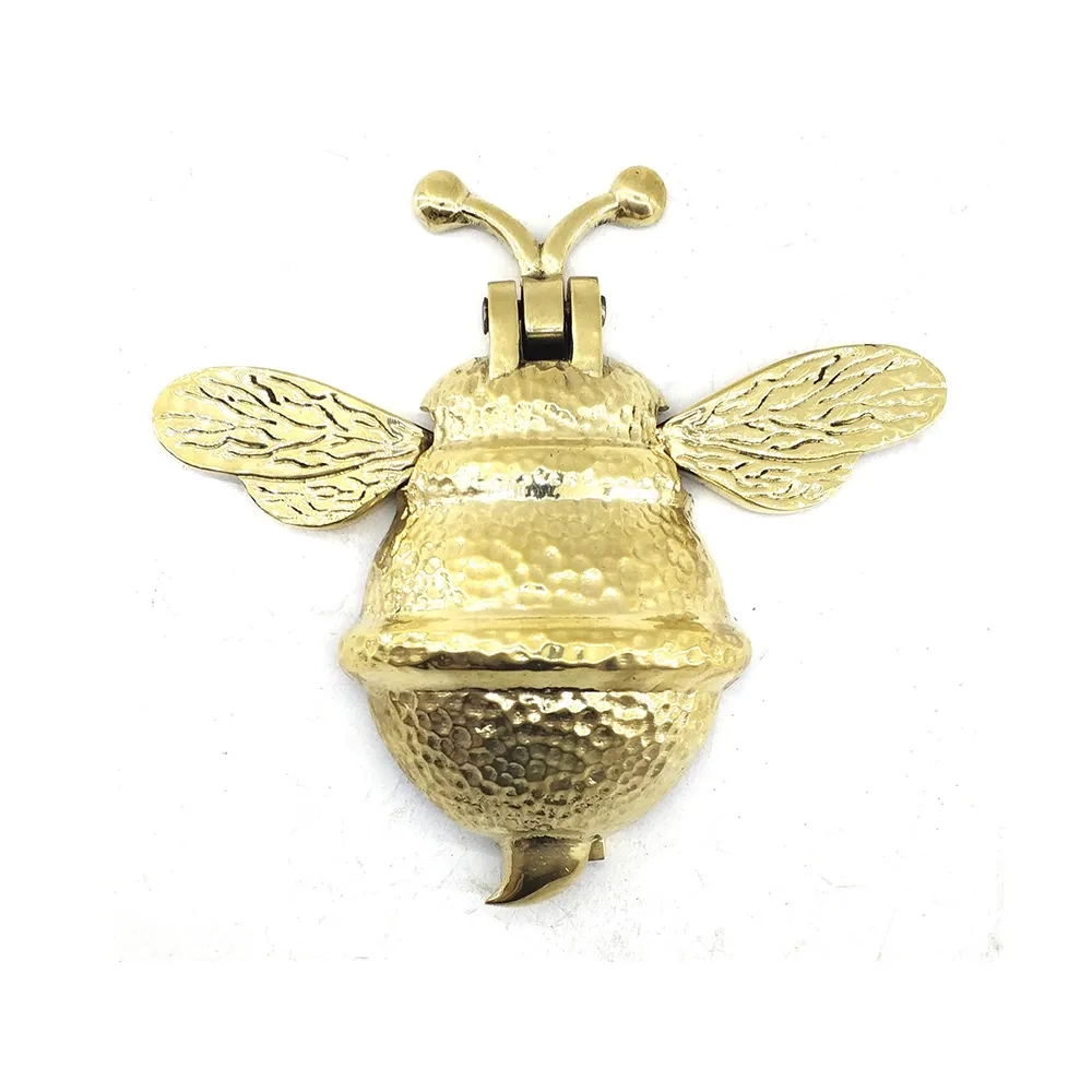 Antika Tarz Dekoratif Pirinç Arı Kapı Tokmağı