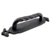 Antika Tarz Dekoratif Pirinç Burgulu Çekme Kol - 148x33 Mm