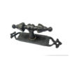 Antika Tarz Dekoratif Pirinç Burma Pencere Kolu - 152x32 Mm