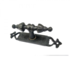 Antika Tarz Dekoratif Pirinç Burma Pencere Kolu - 152x32 Mm