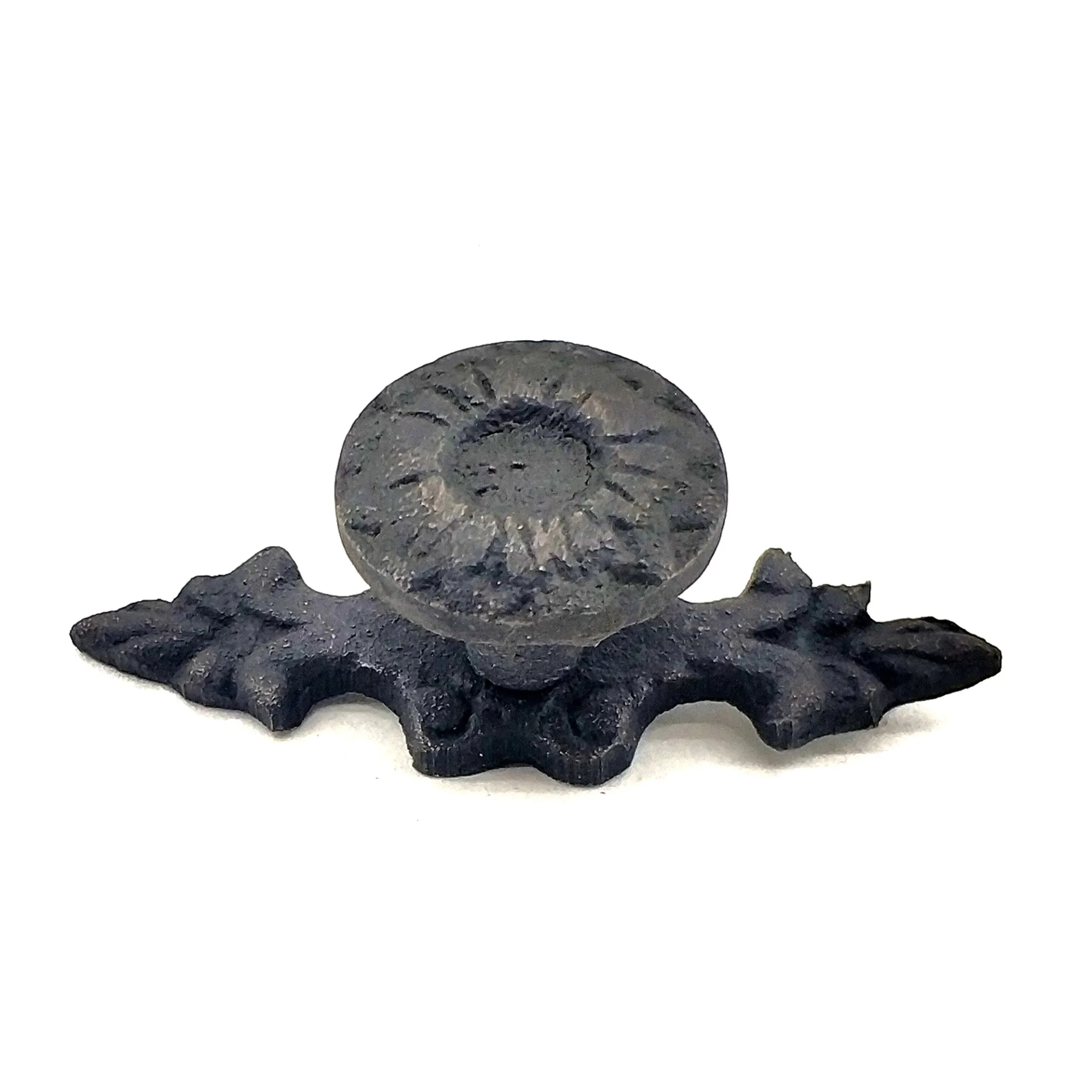 Antika Tarz Dekoratif Pirinç Çiçek Düğme - 20x53 Mm