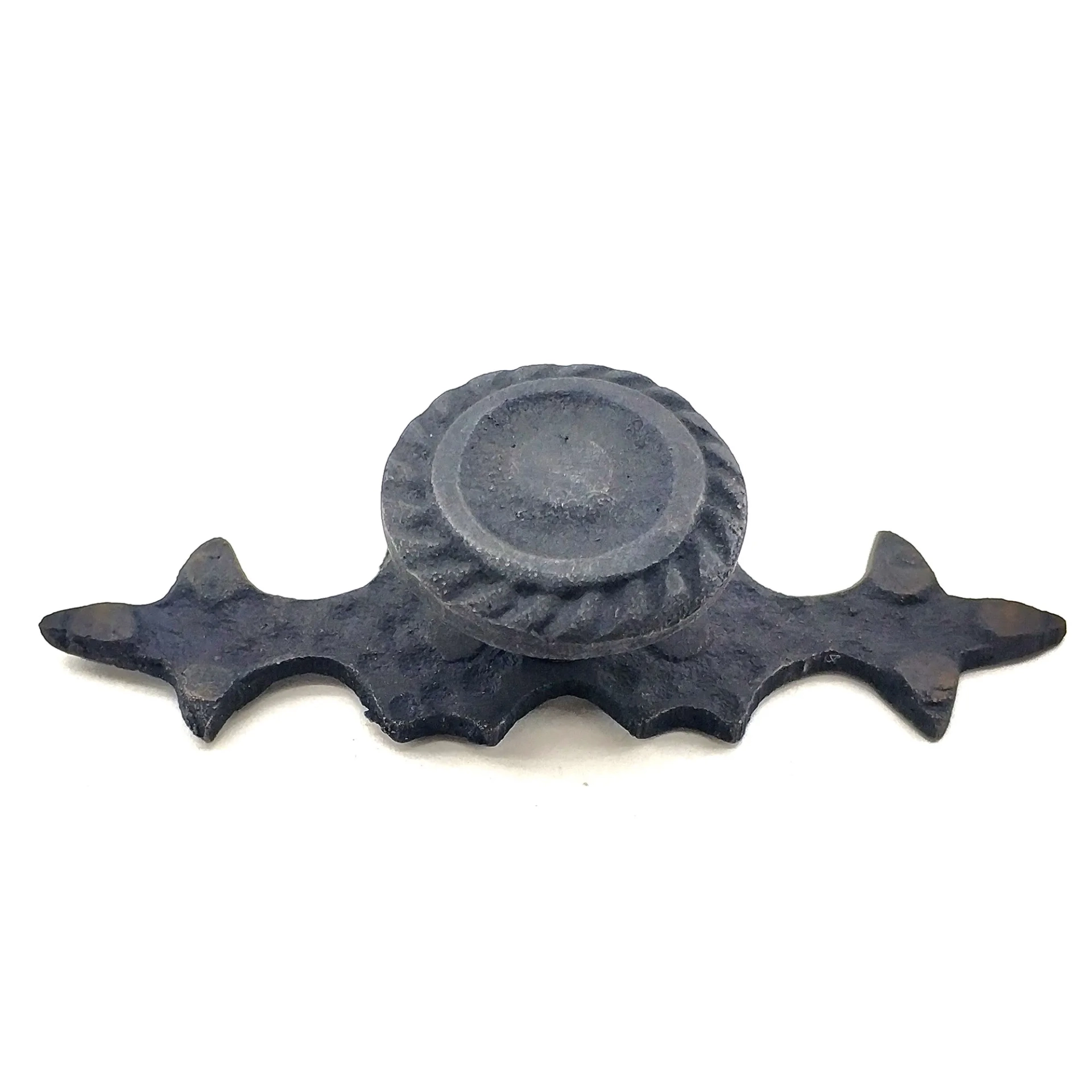 Antika Tarz Dekoratif Pirinç Çizgili Düğme - 25x80 Mm