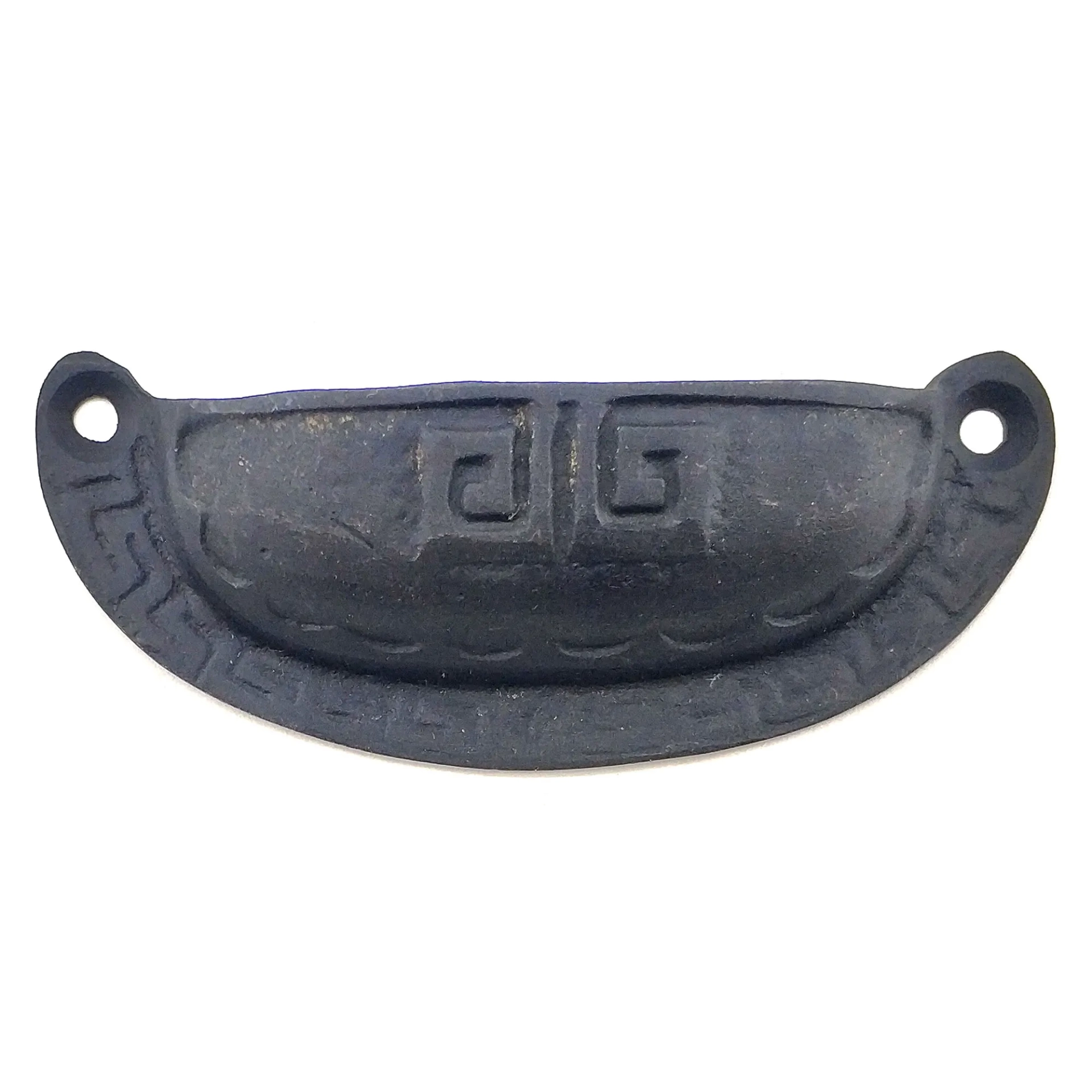 Antika Tarz Dekoratif Pirinç Çizgili Tas Mobilya Kulbu - 37x90 Mm